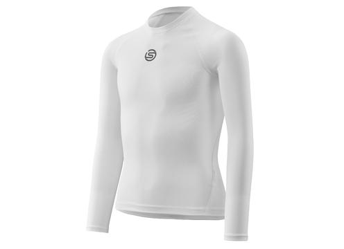 product image for SKINS SERIES-1 YOUTH LONG SLEEVE TOP WHITE