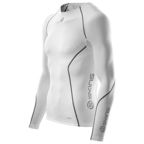 image of MENS A200 LONG SLEEVE WHITE SMALL
